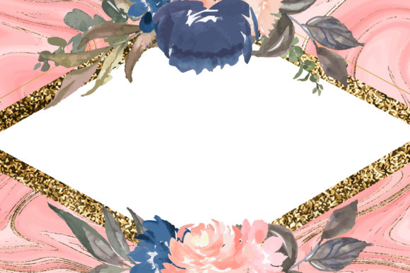 Download Floral and Glitter Pink Marble - Premium Resources