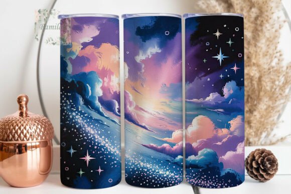 Download Cosmic Glitter Night Sky 20oz Design - Premium Bundle
