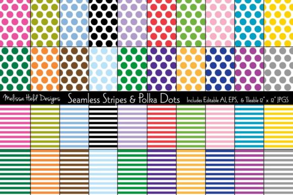 Download Seamless Stripes and Polka Dots - Seamless stripes Collection