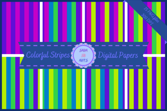 Download Seamless Stripes with Bright Colors - Seamless stripes Collection