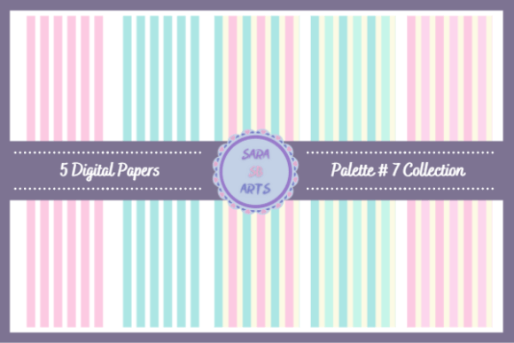 Download Seamless Stripes Pattern Digital Paper - Seamless stripes Collection