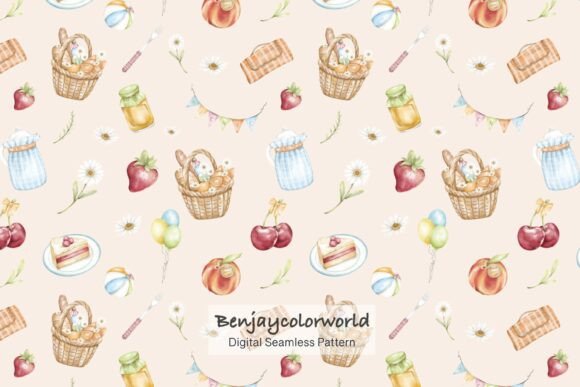 Download Watercolor Picnic - Picnic Collection